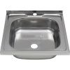 Кухонная мойка Melana 074 t (*20) 50х50 цвет хром поверхность матовая