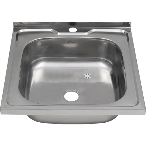 Кухонная мойка Melana 074 t (*20) 50x50 цвет хром - фото 2