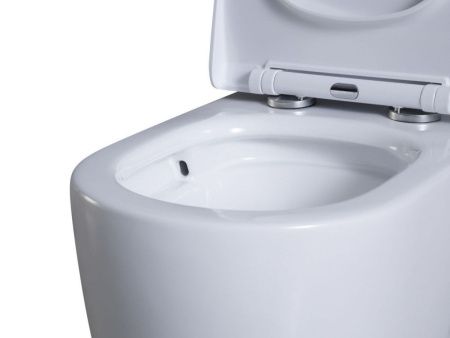 Унитаз подвесной Art&Max Verona AM012CHRT/SC белый с сиденьем микролифт душевой смыв