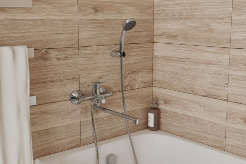 Смеситель для ванны Rush Haiti HA1935-51 настенный хром - фото 3