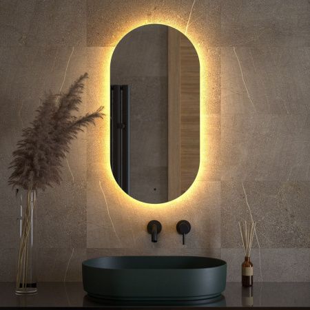 Зеркало с подсветкой Defesto OPTI DF 2912R 40х80 подвесное