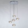 Светильник подвесной Delight Collection Indiana (Индиана) MD22030002-5A chrome/clear