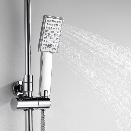 Душевая стойка WasserKRAFT A17702 настенная цвет хром