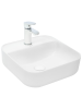 Раковина из сантехнического фаянса WeltWasser WW SK 10000003822 40х40 подвесная цвет белый 1 отверстие под смеситель