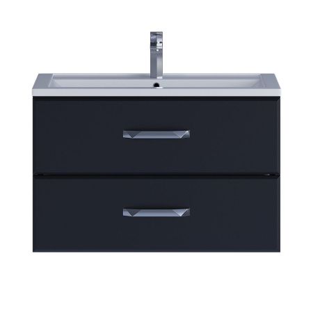 Тумба с раковиной Uperwood Foster 291020536 80х50 цвет черный