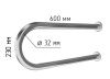 Поручень для раковины двухопорный 60 см Dstrana 8071-600