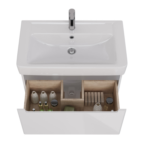 Тумба под раковину LeMark Buno mini LM05BM80T 74х45,3х39,2 подвесная - фото 3