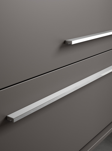 Тумба под раковину Visobath Aqua 73559/73582 80х45х55 подвесная цвет темно-серый - фото 2