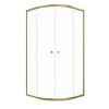 Душевой уголок Тритон Альфа-Голд Щ0000073922 90х90 стекло прозрачное профиль хром без поддона