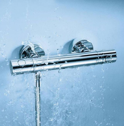 Смеситель Grohe Grohtherm 34765000 настенный хром с термостатом - фото 3