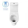 Унитаз-компакт напольный с бачком Santeri Грация 1P2103S0000BF белый с сиденьем каскадный смыв