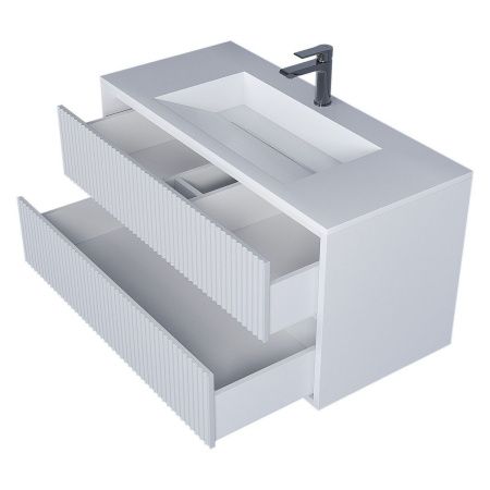 Тумба под раковину Uperwood Next Premium 3930205161 90х50 подвесная цвет белый