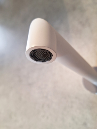 Смеситель для раковины AltroBagno Intento AltroBagnoIntento010504MW встраиваемый в стену белый матовый - фото 4