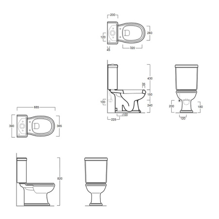 Чаша унитаза напольная Simas Arcade AR821bi цвет белый без бачка без сиденья душевой смыв