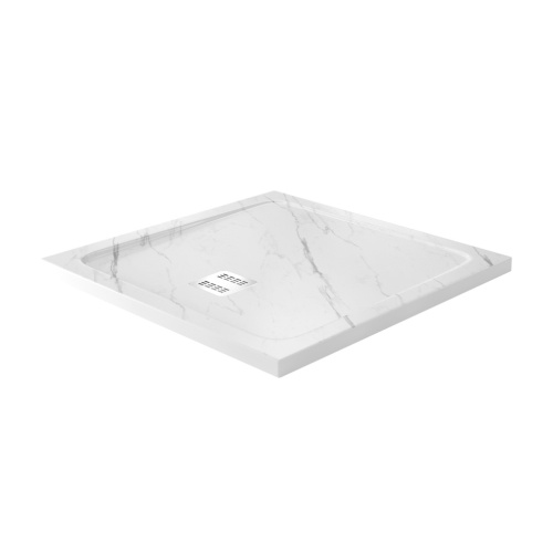 Душевой поддон WasserKRAFT Rhin 44T 44T03 90х90 искусственный камень белый - фото 2