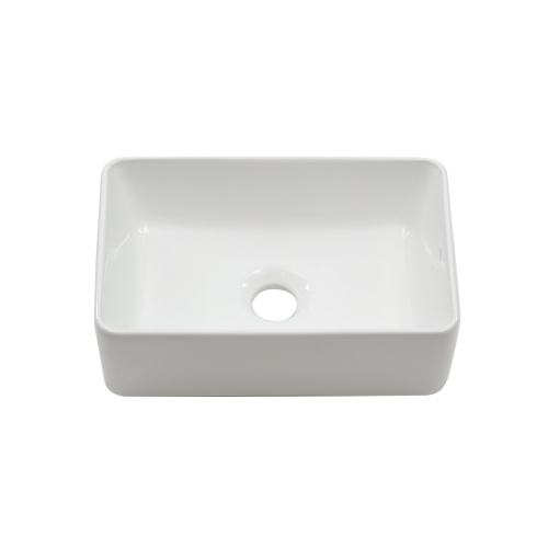 Раковина из сантехнического фарфора Melana 320319-805 36х23 накладная цвет белый без отверстий под смеситель - фото 3