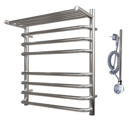 Полотенцесушитель электрический Point Нептун PN09156SPE 55х60 хром