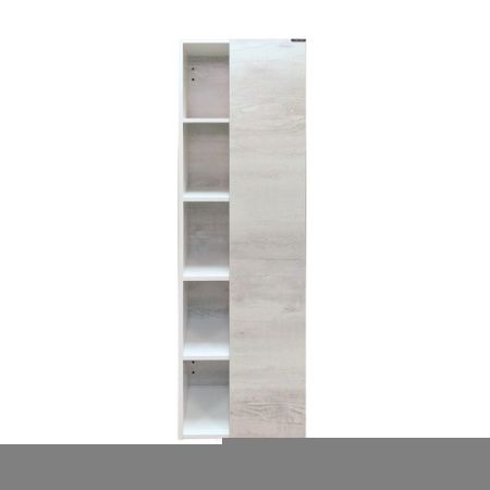 Шкаф-пенал Comforty Прага 00004136272CF 50х160 подвесной цвет серый