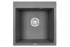 Кухонная мойка Granula 5102, ГРАФИТ 50х50 цвет черный поверхность матовая