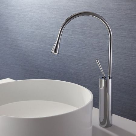 Смеситель для раковины Bronze de Luxe SCANDI 9015C на столешницу хром