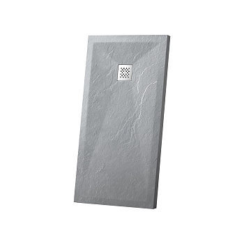 Душевой поддон Vincea H25 VST-4SR9011G 110х90 искусственный камень серый