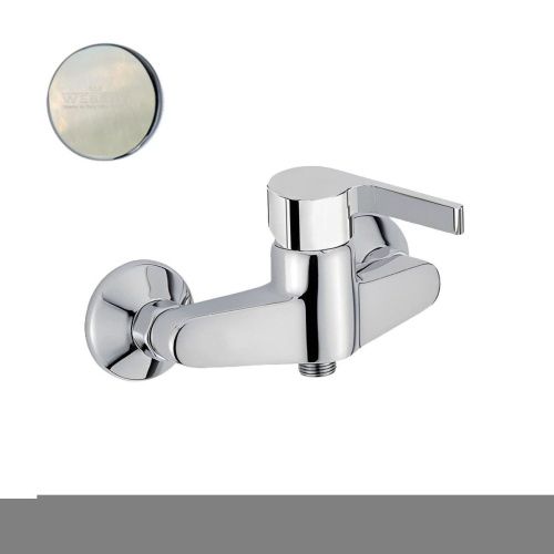 Смеситель для ванны и душа Webert DoReMi DR870102345 настенный никель - фото 2