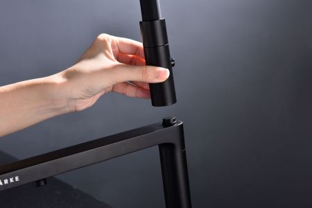 Смеситель для кухни Paulmark TORNADO To213402-AN на мойку черный