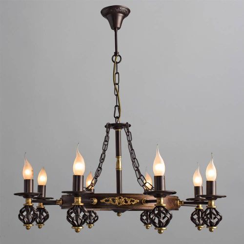 Люстра подвесная Arte Lamp Cartwheel (Цартвхеел) A4550LM-8CK - фото 3