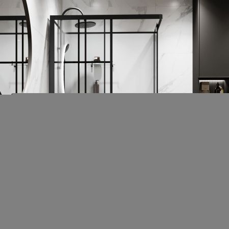 Душевая кабина Niagara Standart ST120/80/15QL/KL/BKT 120х80 прямоугольная без крыши ориентация левая