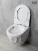 Унитаз подвесной Gid Tornado 62263Y белый с сиденьем микролифт безободковый смыв торнадо