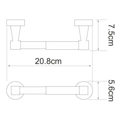 Бумагодержатель WasserKRAFT 4022 - фото 4