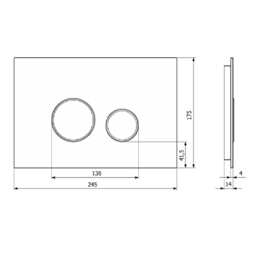 Клавиша смыва механическая Lavinia Boho RelFix 38050902 цвет черный мрамор - фото 5