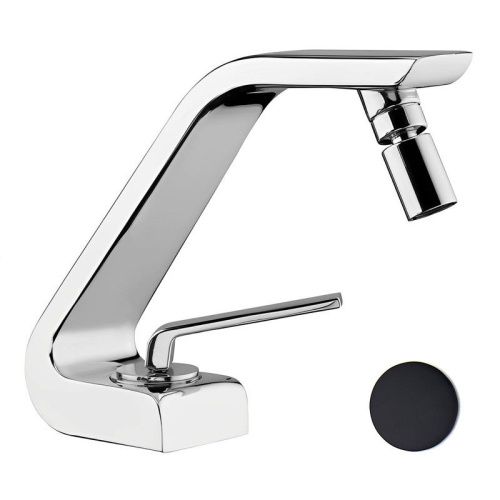 Смеситель Webert Wolo WO840102564 на биде черный - фото 2