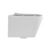Унитаз подвесной CHARUS TORRE BIANCA EWC700-114W белый с сиденьем микролифт безободковый каскадный смыв
