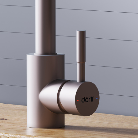 Смеситель для кухни Dorff Logic D3007511 на мойку сатин