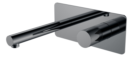 Смеситель Boheme Stick 125-SGM.2 встраиваемый графит глянцевый