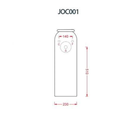 Пьедестал для раковины Artceram Jolie JOC001 01 00
