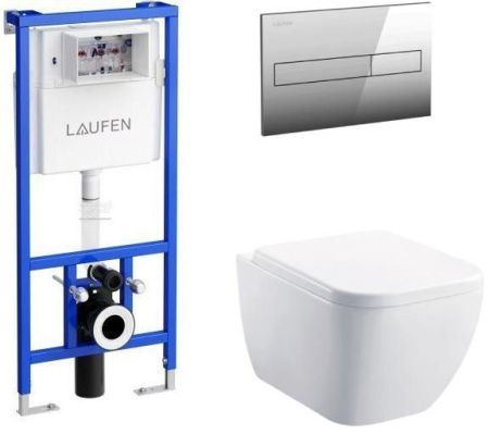 Унитаз с инсталляцией Allen Brau Infinity 00316505 подвесной