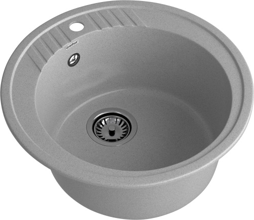 Кухонная мойка Granfest Rondo R-520 серый 52х52 цвет серый - фото 2