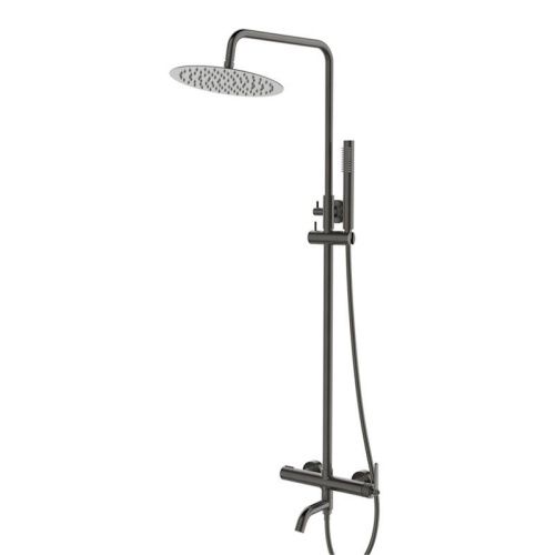 Душевая стойка Esko ST250BGGM настенная цвет оружейная сталь - фото 2