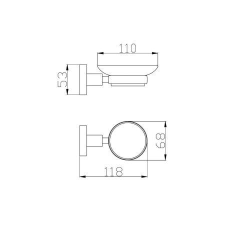 Мыльница RavSlezak Colorado COA0300ZK