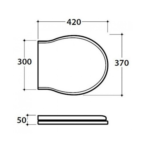 Крышка сиденье для унитаза Globo Paestum PA140bi/oro - фото 2