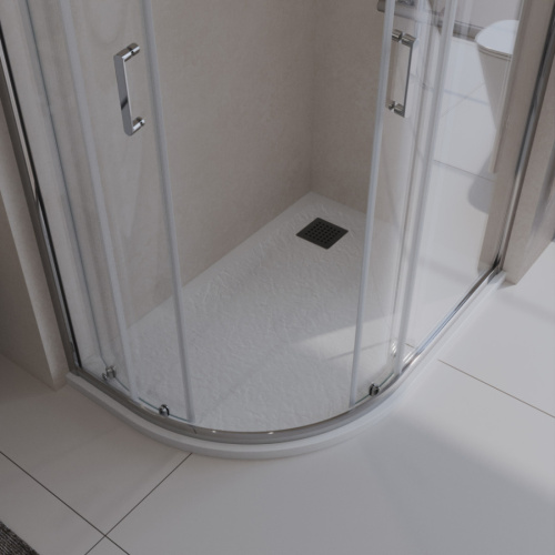 Душевой поддон BelBagno UNO TRAY-MR-UNO-RH-120/90-550-35-W-R-NO 120х90 искусственный мрамор белый - фото 3