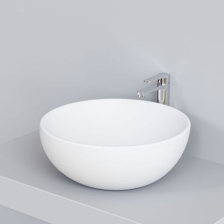 Раковина из сантехнического фарфора Ambassador Queen 116T20101 50х50 накладная цвет белый без отверстий под смеситель