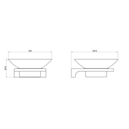 Мыльница RavSlezak Nil NLA0300MG