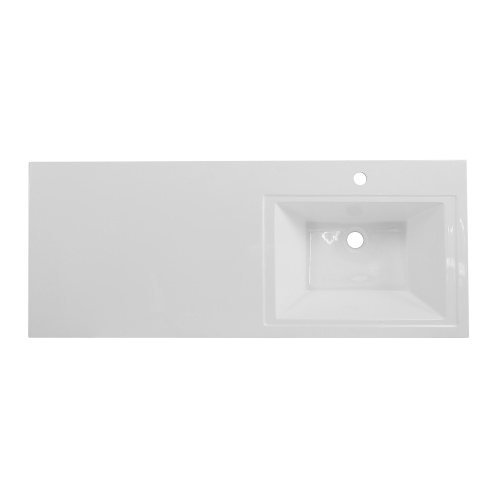 Раковина BelBagno  120,2 см BB1200/480-LV-MR-R над стиральной машиной цвет белый - фото 3