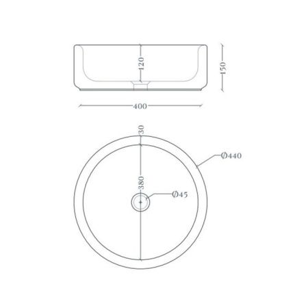 Раковина керамическая Artceram Wonder WNL002 01 34 60 см накладная цвет белый без отверстий под смеситель