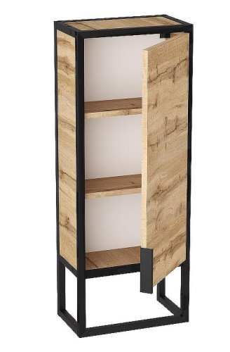 Шкаф-пенал 1MarKa Grunge loft Ц0000007988 35х20х90 напольный/подвесной цвет дуб вотан - фото 2