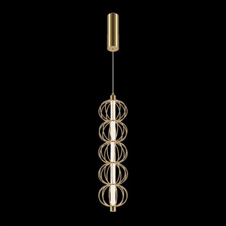 Светильник подвесной Maytoni Golden Cage (Золотая клетка) MOD216PL-L10G3K