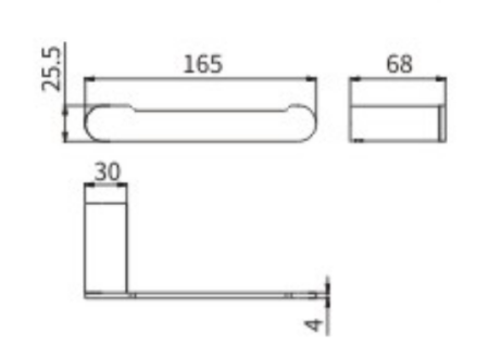 Бумагодержатель CeramaLux Florenzia 63107